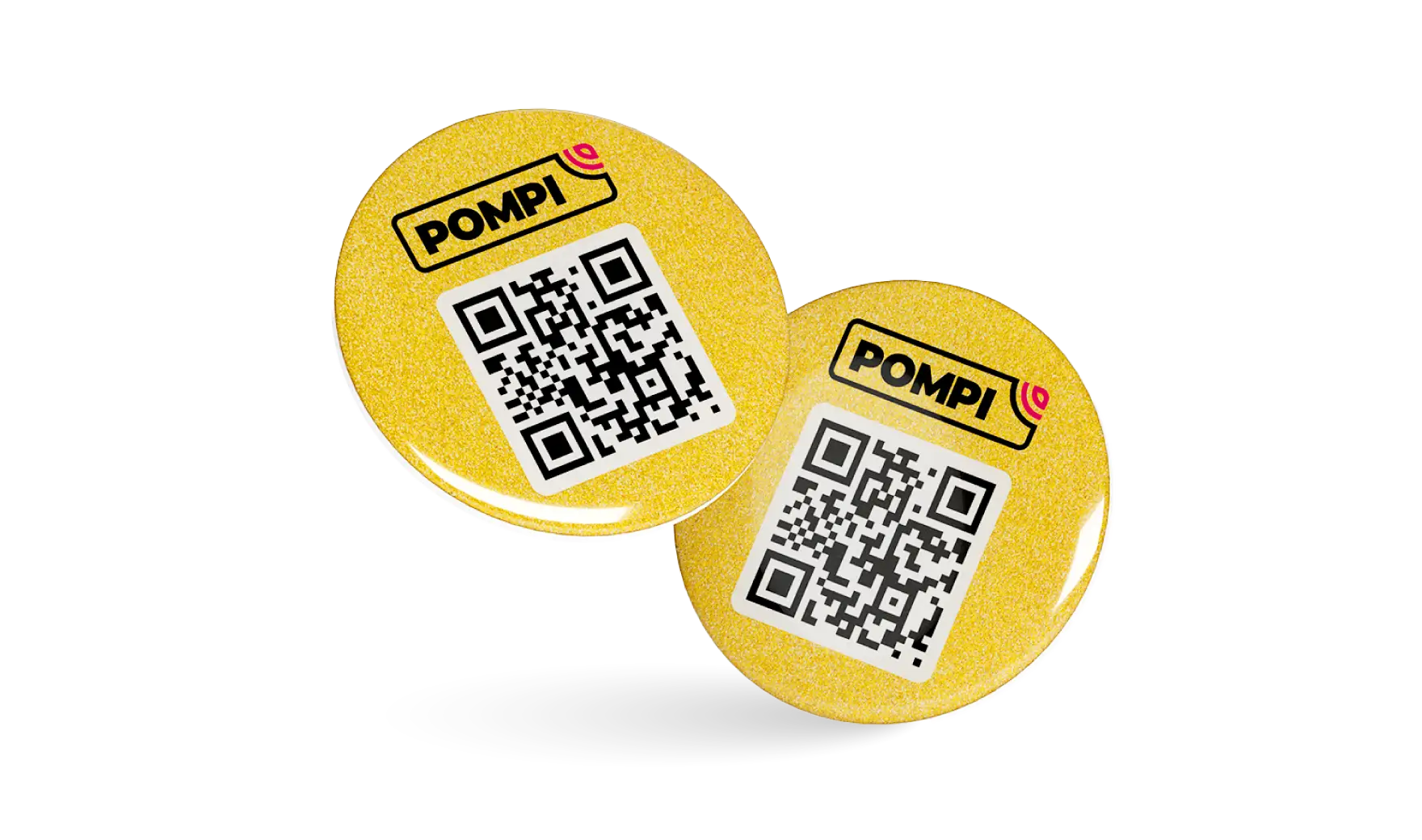 Gold NFC sticker for a hotel or short-term rental