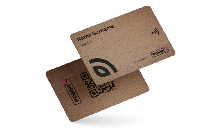 NFC Wooden Personalized Business Card